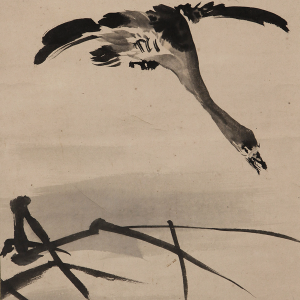 谷文晁 雁図 - 日本の動物画‐いきもののかたち‐ 江戸期の花鳥画など