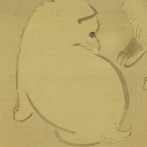犬 アーカイブ 日本の動物画 いきもののかたち 江戸期の花鳥画などかわいい日本画のサイト
