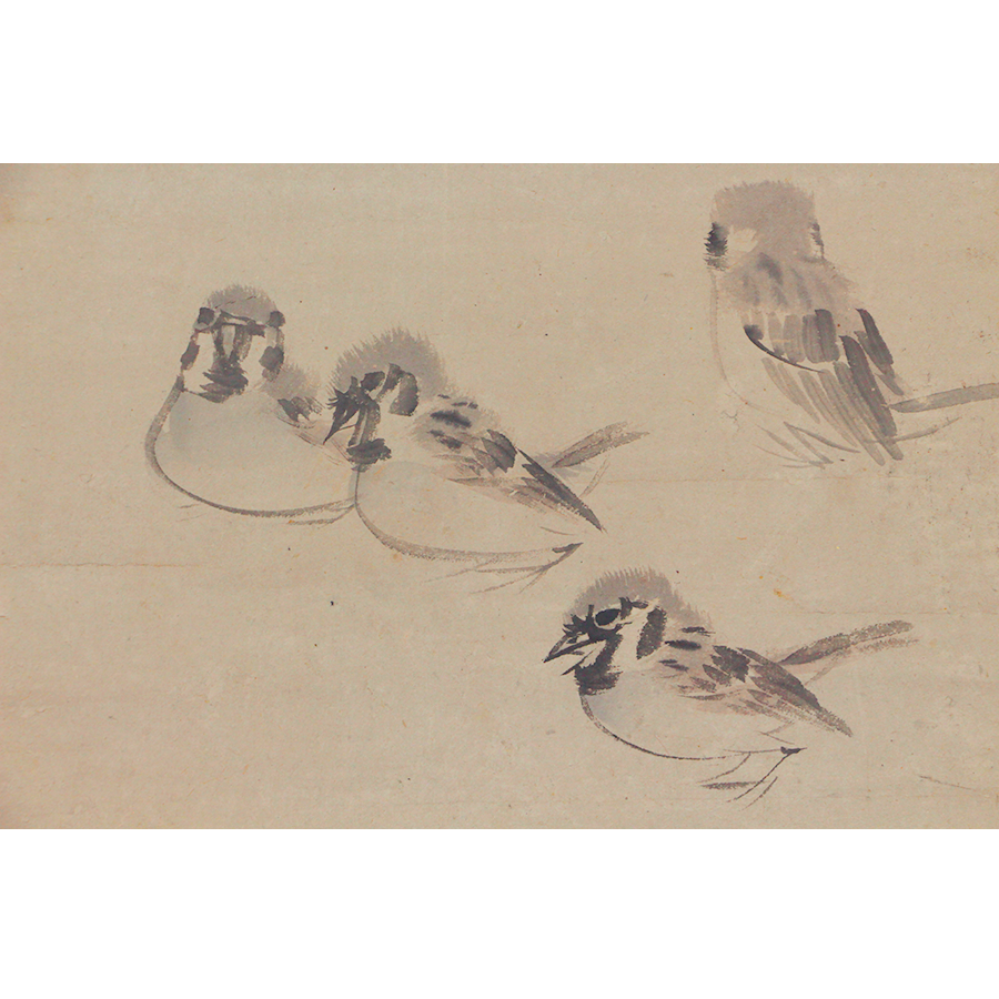 長沢芦雪（長澤蘆雪） 旭日喜雀図 - 日本の動物画‐いきもののかたち